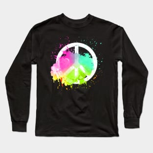 Peace of a Rainbow - Sherbet Long Sleeve T-Shirt